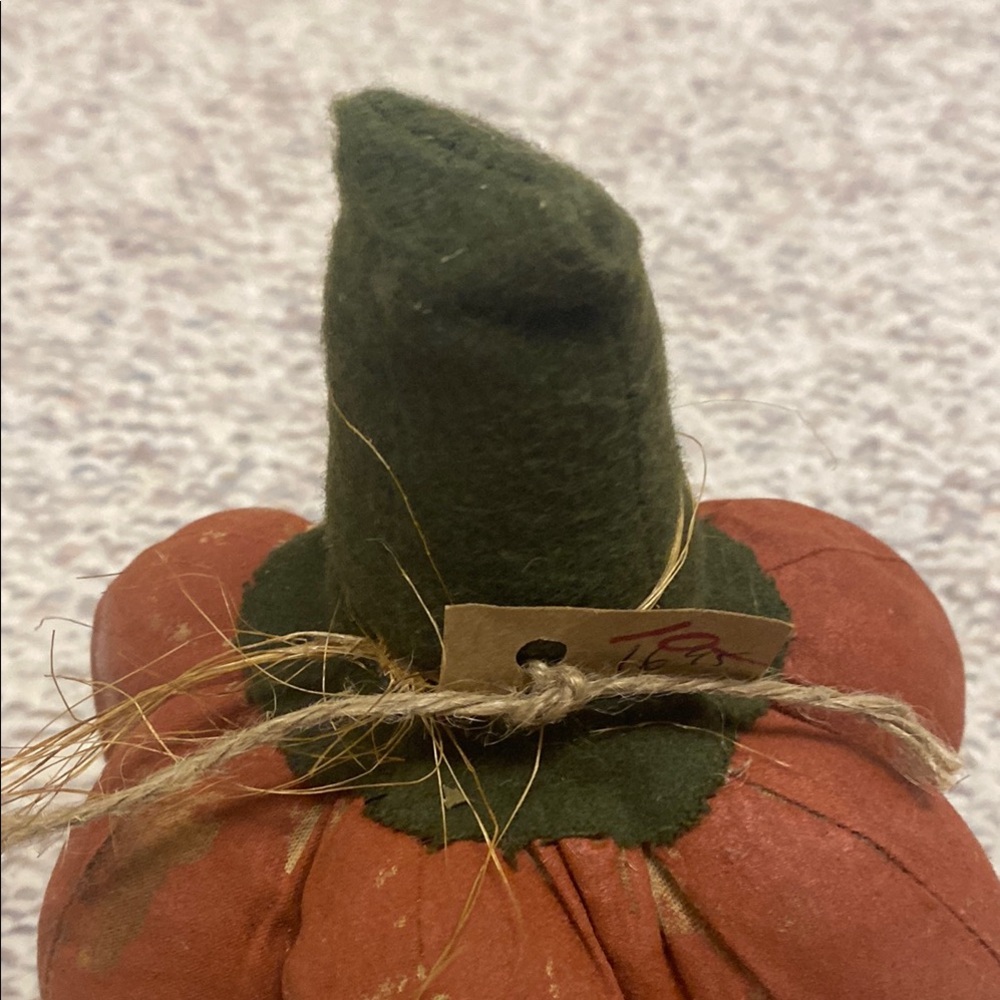 Rustic Fabric Pumpkin Decor - Picture 4 of 6